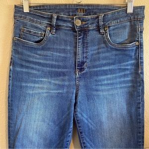 Kut From The Kloth Blue Jeans highrise Toothpick Skinny size 10 Long